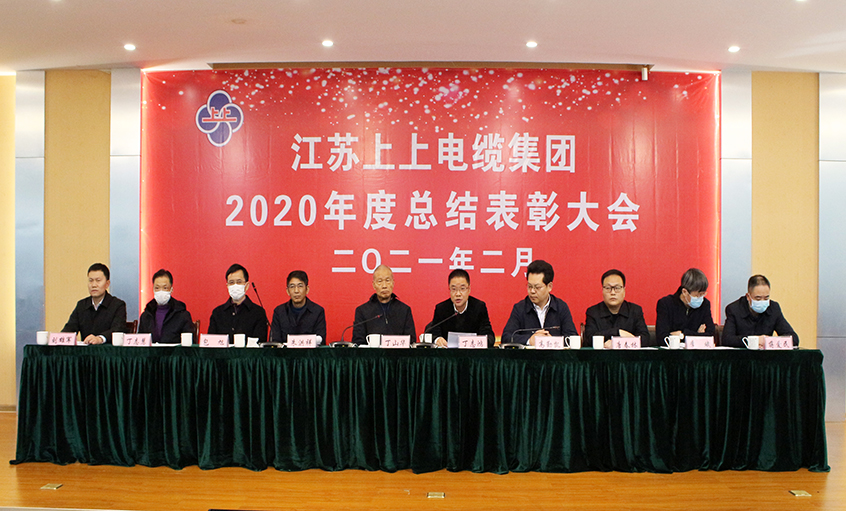 尊龙凯时人生就是搏电缆视频直播召开2020年总结表扬大会